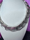 Taxco Mexico 925 Sterling Silver Modernist Choker Collar Necklace Td-42 148 9g
