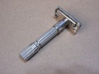 Vintage Gillette Fatboy Adjusatable Safety Razor D4 1958