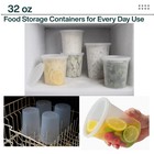 Protakeout   32 Oz  Heavy-duty Pp Deli Containers With Lids     240 Sets  24 20 
