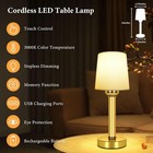 Yurnero 2 Pack Cordless Table Lamps Offer Versatile  Battery-operated Lighting