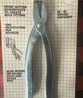 Vintage Malco Tools Sc2 Single Gutter Downspout Duct Crimper 22-24 Gauge Nos Usa