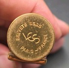 Vintage Brevete Paris France Lipstick Holder Case With Mirror Brevete Sgdg