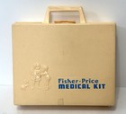 Vintage 1977 Fisher Price Medical Kit In Hard Case Doctor Nurse  936 Complete 