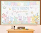 Easter Religious Bulletin Board Decorations Set He Is Risen Spring Easter