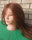 Hairdresser Cosmetology Training Head Mannequin 100  Real Hair I Think No Brand