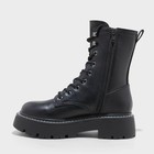 Women s Logan Lug Combat Boots With Memory Foam Insole - Wild Fable