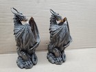 Pair Guardian Of The Light Armored Steampunk Dragons By Veronese W  Wall Bracket