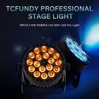 2x 180w Rgbwa Uv Led Stage Par Light Dmx Dj Party Lights Wash strobe Effect