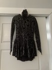 Figure Skating Dress With Hair Scrunchie Girls Size 8-10