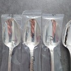Christofle Rubans 6pcs Silverplate Flatware Tea Spoon Excellent