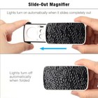 30x 60x 90x Coin Jewelry Jewelers Watch Loupe Magnifier Microscope Led Uv Light