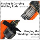 Flame-resistant Cowhide Welding Rod Bag Thick Leather Electrode Holder