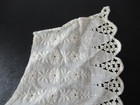 Antique Victorian Edwardian Embroidered Eyelet Lace Shirtwaist Bodice Front