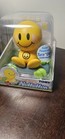 Tomy Nohohon Solar Powered Bobble Toy Rare New Japan 2003 Sunshine Smile Yellow