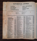 March 1973 Aurora Lawrenceburg  Indiana Telephone Directory History Genealogy Ad