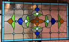Vevor Stained Glass Window Panel  26 X 16 In  Tiffany Style
