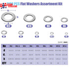 1100pcs Flat Washers Assortment Kit 304 Stainless Steel Metric Washers Set M2   m1