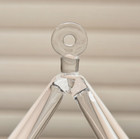 4 Inch Quartz Singing Clear Meditation Triangle Chakra Healing Crystal Pyramid