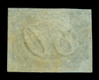 Brazil 1844 Inclinados 60reis Black - Thin Paper Scott   9 Mint Mh Vf-xf