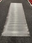 Clear Plastic Runner Rug Carpet Protector Mat Ribbed Multi - Grip  26in X 72in 