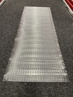 Clear Plastic Runner Rug Carpet Protector Mat Ribbed Multi Pre-owned 26in X 72in