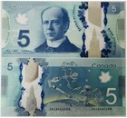 2013-2022 Canada 5 Dollars P 106 Polymer New Unc Banknote