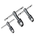 3 Piece Atw-0053 Adjustable T-handle Tap Wrench Set For M1-m4  M4-m8  M6-m12