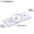 50 100pcs 3 6v Led Lamp Bead With Optical Lens Fliter For 32-65   Led Tv Repair