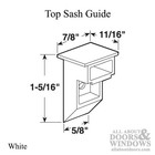 Guide Or Cam  Sash  Top - White