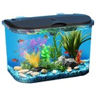 5-gallon Aquarium Kit With Led Lighting  Power Filter  Ideal For Tropical Fish