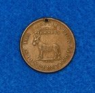 1837 Hard Times Token - Andrew Jackson  i Take The Responsibility  Token
