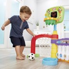 Little Tikes 3-in-1 Sports Zone Basketball Soccer Bowling Toddler Activity Set