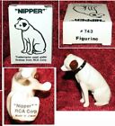 Vintage Rca Nipper Dog  figurine  743 By Sarsaparilla  deco Designs - Mint In Box