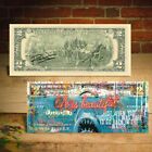 Jaws Movie Great White Shark  2 Us Bill Pop Art Hand-signed By Artist Rency