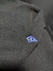 Nwt Men s Peter Millar 1 4 Zip Fleece Pullover  Size  Xl  Color  Gray  m22 