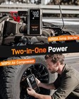 Wolfbox Jump Starter With Air Compressor  4000a Portable Car Battery Booster