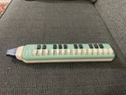 Vintage Hohner Melodica Soprano Flute  Green Musical Instrument Made In German
