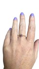 14k Yellow Gold Ruby Diamond Flower Cluster Ring