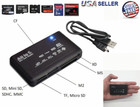 Memory Card Reader Mini 26-in-1 Usb 2 0 High Speed For Cf Xd Sd Ms Sdhc Lot