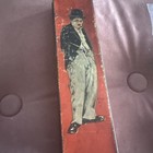 Antique 1920 s Charlie Chaplin Tin Pencil Box Canco Case Vintage Henry Clive