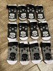 12 Pack Pet Paw Socks Dog Cat Non-slip Grips Adjustable Strap Winter Warm Small