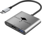 Usb C To Hdmi Adapter  4k Usb C Hub  Hdmi To Usbc Multiport Digital Av Converter