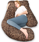 Full Body Pregnancy Pillow U Shaped Maternity Leopard Print Back Hip  Support