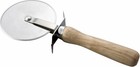 New 4-inch Diameter Blade Pizza Cutter With Wooden Handle