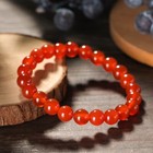 Natural Orange Carnelian 5mm Beads Healing Energy Handmade Stretch Bracelet