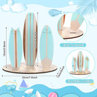 Jewelry Organizer Stand  Coastal Christmas Surfboard Decor  Preppy Beach Room De
