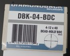 Vortex Dbk-04-bdc Diamondback 4-12x40mm Dead Hold Bdc Moa Rifle Scope In Box
