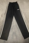 Men s Adidas Essential Fleece Tapered Cuff Joggers 3 Stripe Size S