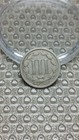 1869 Three Cent Nickel F Fine                                               D068