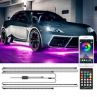 Mictuning Rgb Led Strip Under Car Tube Underglow Underbody Neon Light Kit